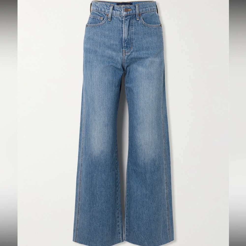 Veronica Beard Taylor Wide-Leg Jeans